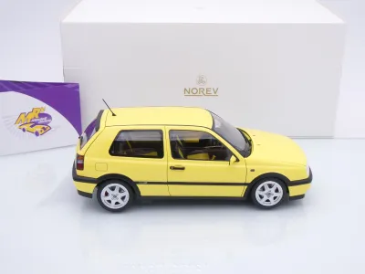 Preview: Norev 188507 # Volkswagen VW Golf 3 III GTI Baujahr 1994 " Concept gelb " 1:18