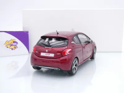 Preview: Norev 184700 # Peugeot 208 GTI Baujahr 2013 " rotmetallic ( Rubis Red ) " 1:18