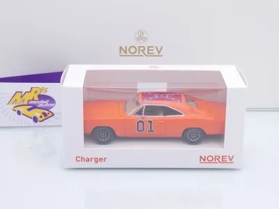 Preview: Norev 950008 # Dodge Charger Baujahr 1969 " Dukes of Hazard - General Lee " 1:43