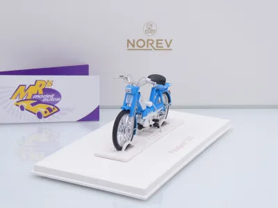 Norev 182049 # Peugeot 103 Moped / Motorrad Baujahr 1972 " blau " 1:18