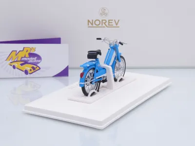 Preview: Norev 182049 # Peugeot 103 Moped / Motorrad Baujahr 1972 " blau " 1:18