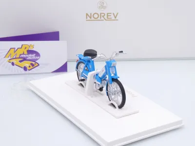 Preview: Norev 182049 # Peugeot 103 Moped / Motorrad Baujahr 1972 " blau " 1:18