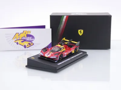 Look Smart LS64006LM # Ferrari 499P #51 3rd 24h Le Mans 2024 " AF Corse " 1:64