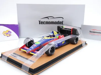Tecnomodel TMD18-469C # Larrousse Lola LC88 F1 #29 USA GP 1988 " Yannik Dalmas " 1:18