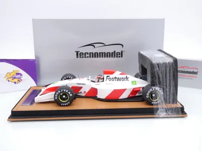 Preview: Tecnomodel TMD18-458A # Footwork FA13 F1 #10 Japan GP 1992 " Aguri Suzuki " 1:18