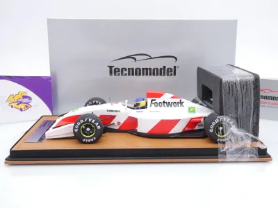 Preview: Tecnomodel TMD18-458B # Footwork FA13 F1 #9 Monaco GP 1992 " Michele Alboreto " 1:18