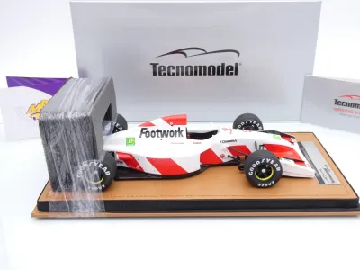 Preview: Tecnomodel TM18-375B # Footwork FA13 F1 #9 Monaco GP 1992 " Michele Alboreto " 1:18