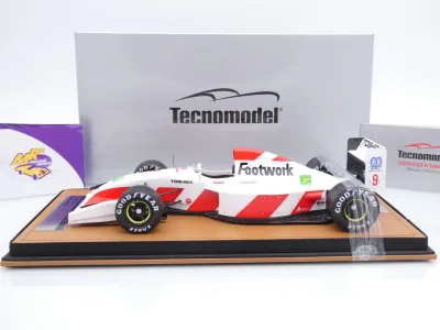Preview: Tecnomodel TM18-375D # Footwork FA13 F1 #9 Belgien GP 1992 " Michele Alboreto " 1:18