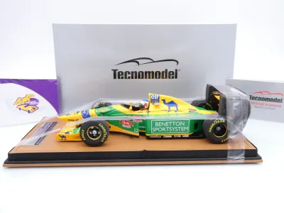 Preview: Tecnomodel TMD18-465D # Benetton B193B F1 #5 Europa GP 1993 " Michael Schumacher " 1:18