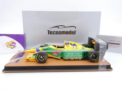 Preview: Tecnomodel TM18-377D # Benetton B193B F1 #5 Europa GP 1993 " Michael Schumacher " 1:18