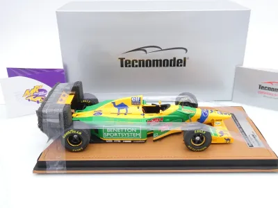 Preview: Tecnomodel TM18-377D # Benetton B193B F1 #5 Europa GP 1993 " Michael Schumacher " 1:18