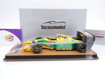 Preview: Tecnomodel TM18-377C # Benetton B193B F1 #6 Donington GP 1993 " Ricardo Patrese " 1:18