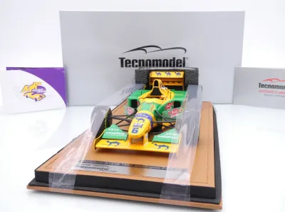 Preview: Tecnomodel TM18-377C # Benetton B193B F1 #6 Donington GP 1993 " Ricardo Patrese " 1:18