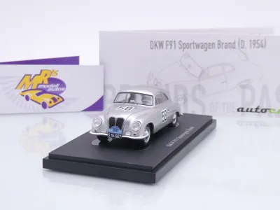 Autocult 02036-2 # DKW F91 Sport #58 Rallye Semperit 1954 " Hubert Brand " 1:43