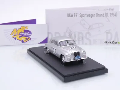 Preview: Autocult 02036-2 # DKW F91 Sport #58 Rallye Semperit 1954 " Hubert Brand " 1:43