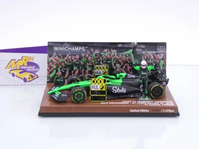 Preview: Minichamps 417251227 # KICK Sauber C45 F1 3° British GP 2025 " Nico Hülkenberg " 1:43