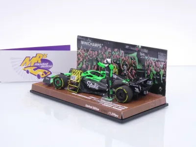 Preview: Minichamps 417251227 # KICK Sauber C45 F1 3° British GP 2025 " Nico Hülkenberg " 1:43