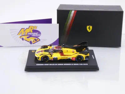 Preview: Look Smart LS64010LM # Ferrari 499P Winner 24h Le Mans 2025 " AF Corse - Kubica " 1:64