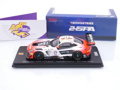 Preview: Spark SB868 # Mercedes-AMG GT3 #17 24h Spa 2025 " GetSpeed / Gounon - Schiller - Stolz " 1:43