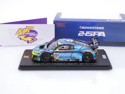 Preview: Spark SB862 # Audi R8 LMS GT3 #28 24h Spa 2025 " Haas RT / Knauf - Balcaen - Servais - Palette " 1:43