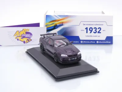 Preview: Solido S4318201 # Nissan NISMO Skyline GT-R (R34) Baujahr 2005 " lilametallic " 1:43