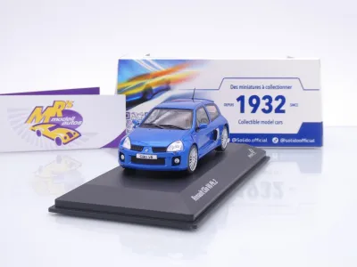 Solido S4318101 # Peugeot Clio V6 Phase 2 Baujahr 2003 " blaumetallic " 1:43