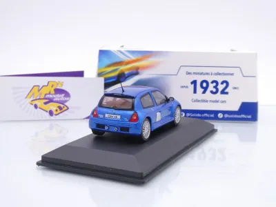 Preview: Solido S4318101 # Peugeot Clio V6 Phase 2 Baujahr 2003 " blaumetallic " 1:43