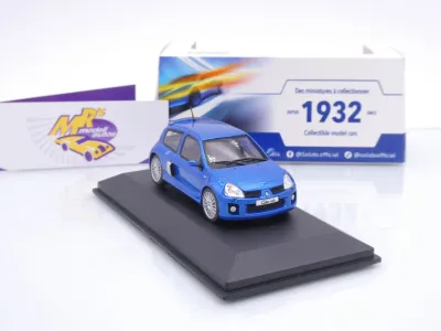 Preview: Solido S4318101 # Peugeot Clio V6 Phase 2 Baujahr 2003 " blaumetallic " 1:43