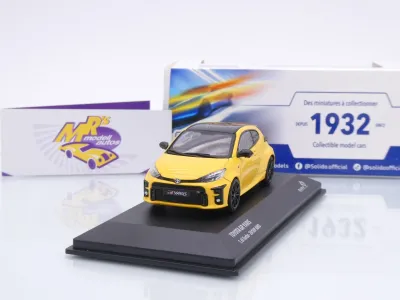Solido S4311104 # Toyota GR Yaris 1.6 AWD Baujahr 2024 " gelbmetallic " 1:43