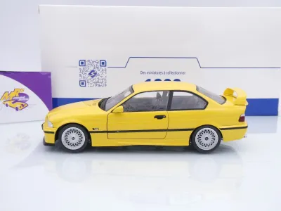 Preview: Solido S1803917 # BMW M3 (E36) Coupe Baujahr 1996 " Dakargelb / Solido Works " 1:18