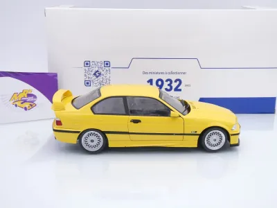 Preview: Solido S1803917 # BMW M3 (E36) Coupe Baujahr 1996 " Dakargelb / Solido Works " 1:18