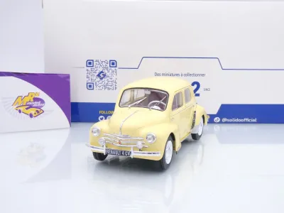 Solido S1806607 # Renault 4CV Limousine Baujahr 1961 " beige (Jaune Infante) " 1:18