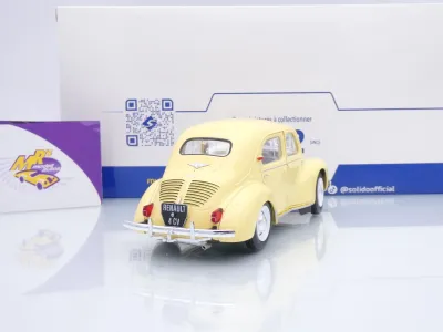 Preview: Solido S1806607 # Renault 4CV Limousine Baujahr 1961 " beige (Jaune Infante) " 1:18