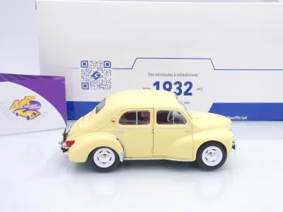 Preview: Solido S1806607 # Renault 4CV Limousine Baujahr 1961 " beige (Jaune Infante) " 1:18