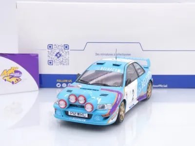 Solido S1807411 # Subaru Impreza S5 #2 Rallye Belgien 1998 " G. de Mevius " 1:18