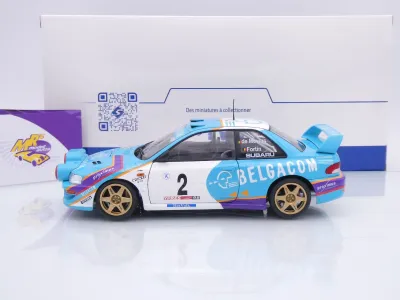 Preview: Solido S1807411 # Subaru Impreza S5 #2 Rallye Belgien 1998 " G. de Mevius " 1:18