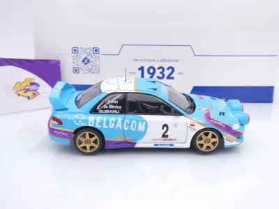 Preview: Solido S1807411 # Subaru Impreza S5 #2 Rallye Belgien 1998 " G. de Mevius " 1:18