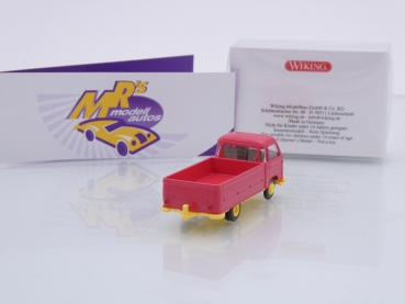 Preview: Wiking 0270 04 # Borgward Pritschenwagen Baujahr 1957-61 " rose-gelb " 1:87