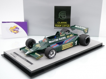 Tecnomodel TM18-287A # Lotus 79 F1 Nr.1 Italien GP 1979 " Mario Andretti " 1:18