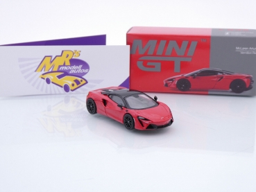 Preview: TSM MINI GT MGT00532-L # McLaren Artura LHD " rotmetallic - Vermillion Red " 1:64