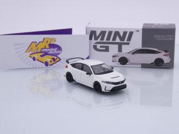 Preview: TSM MINI GT MGT00530-L # Honda Civic Type R LHD 2023 " Championship White " 1:64