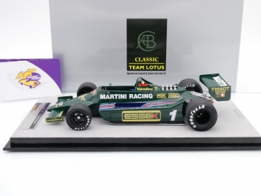 Preview: Tecnomodel TM18-287D # Lotus 79 F1 Test Paul Ricard 1979 " Nigel Mansell " 1:18