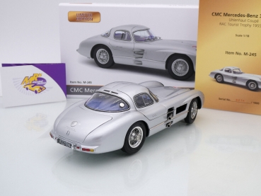 Preview: CMC M-245 # Mercedes Benz 300 SLR Uhlenhaut Nr.T1 " RAC Tourist Trophy 1955 " 1:18