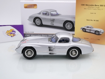 Preview: CMC M-245 # Mercedes Benz 300 SLR Uhlenhaut Nr.T1 " RAC Tourist Trophy 1955 " 1:18