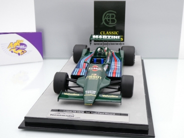 Preview: Tecnomodel TM18-287D # Lotus 79 F1 Test Paul Ricard 1979 " Nigel Mansell " 1:18