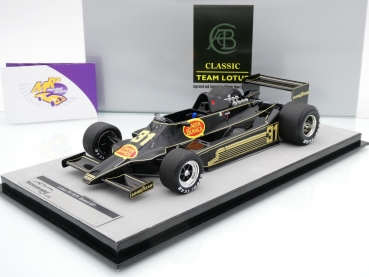 Tecnomodel TM18-287C # Lotus 79 F1 #31 Brasilien GP 1979 " Hector Rebaque " 1:18