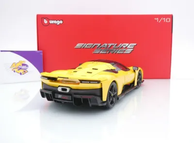 Preview: Bburago 18-16920 # Ferrari F80 Hybrid Baujahr 2025 " Giallo Modena Metallic " 1:18