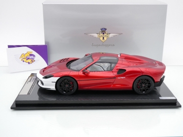 Preview: Tecnomodel TM18-268B # Touring Superleggera RH95 Baujahr 2021 " candyrotmetallic " 1:18