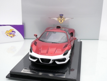 Preview: Tecnomodel TM18-268B # Touring Superleggera RH95 Baujahr 2021 " candyrotmetallic " 1:18