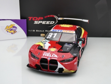 Preview: Top Speed TS447 # BMW M4 GT3 Winner Lausitzring DTM 2022 " Sheldon van der Linde " 1:18